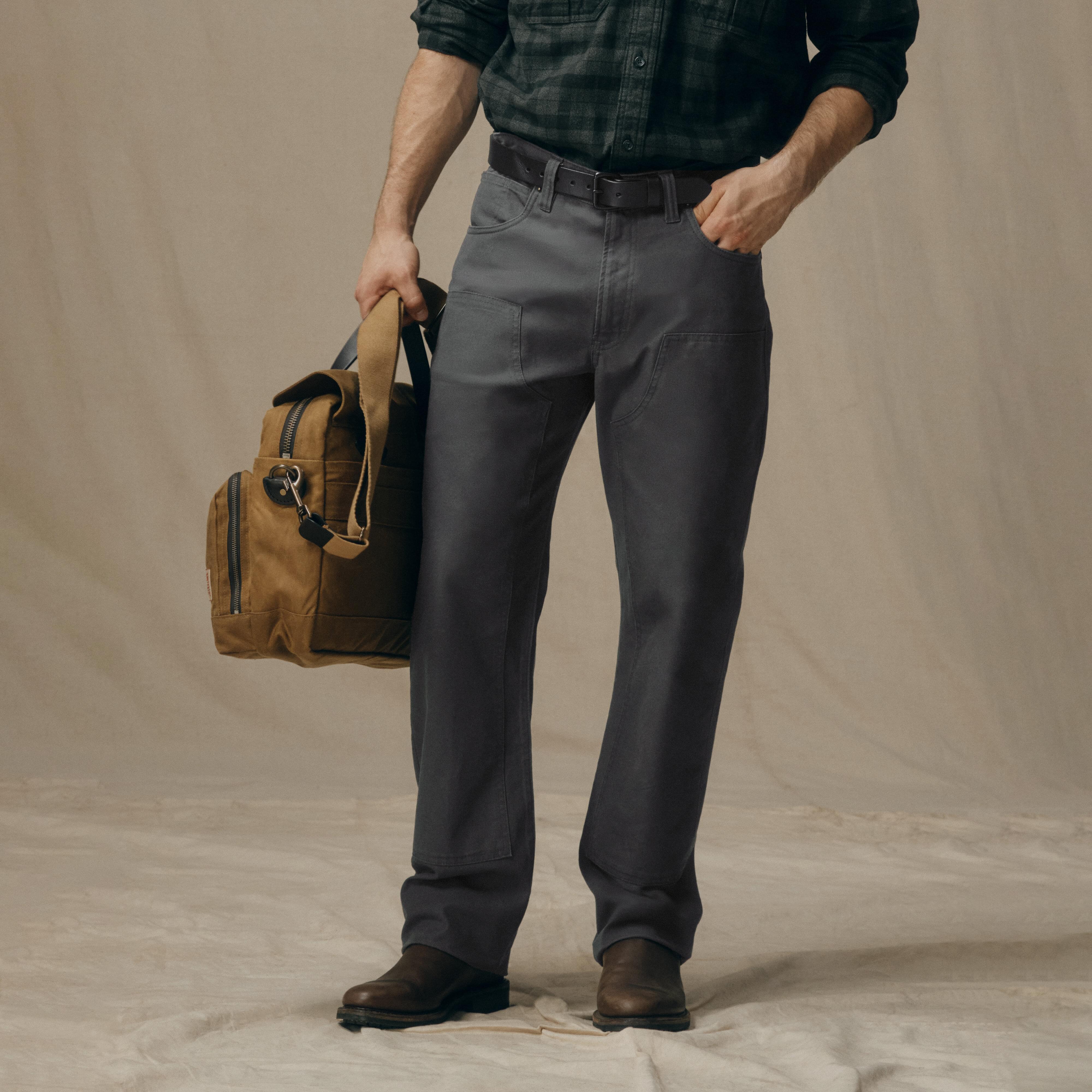 DRY TIN CLOTH DOUBLE FRONT PANTS - Image 7