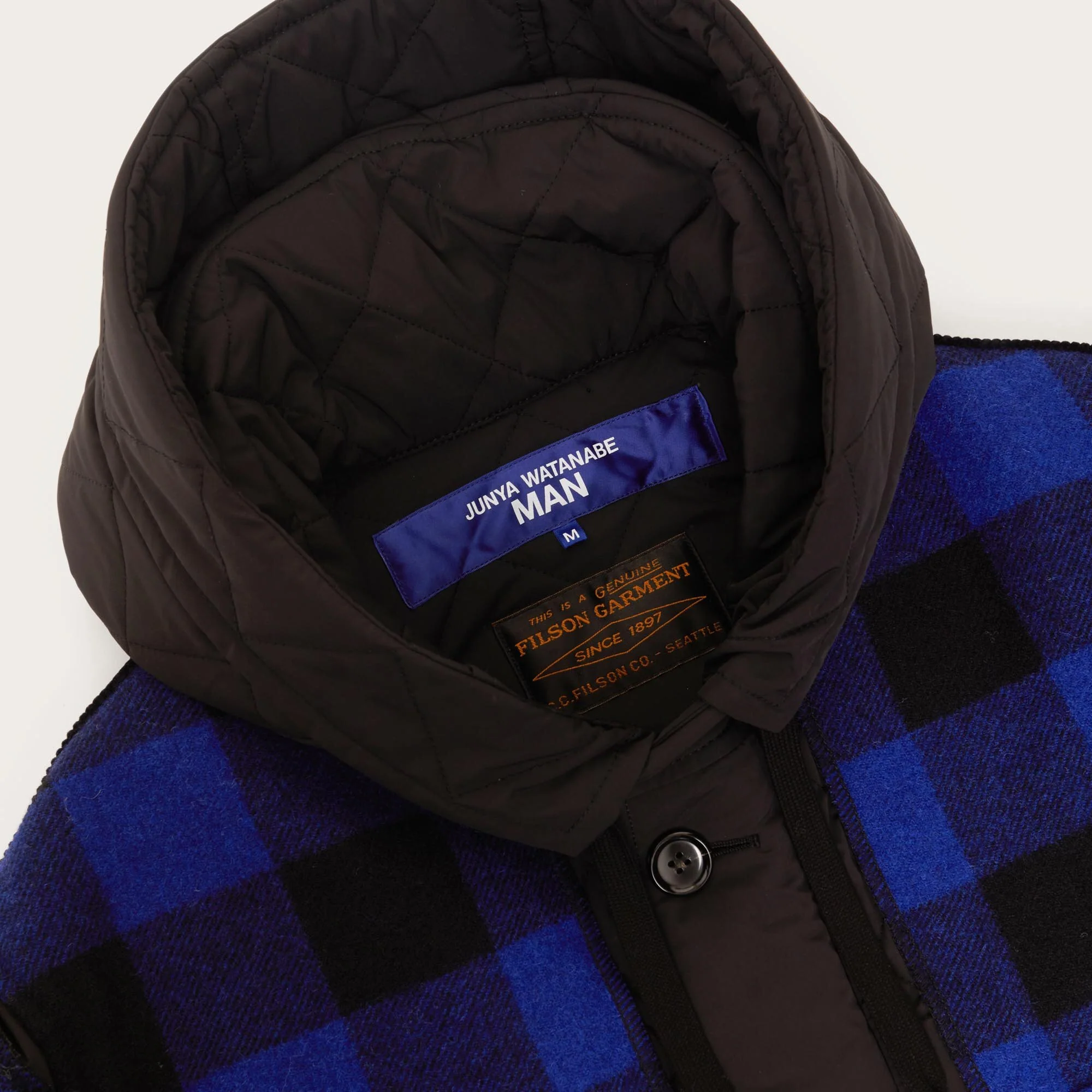FILSON X JUNYA WATANABE CHECKED WOOL INSULATED JACKET - Image 2