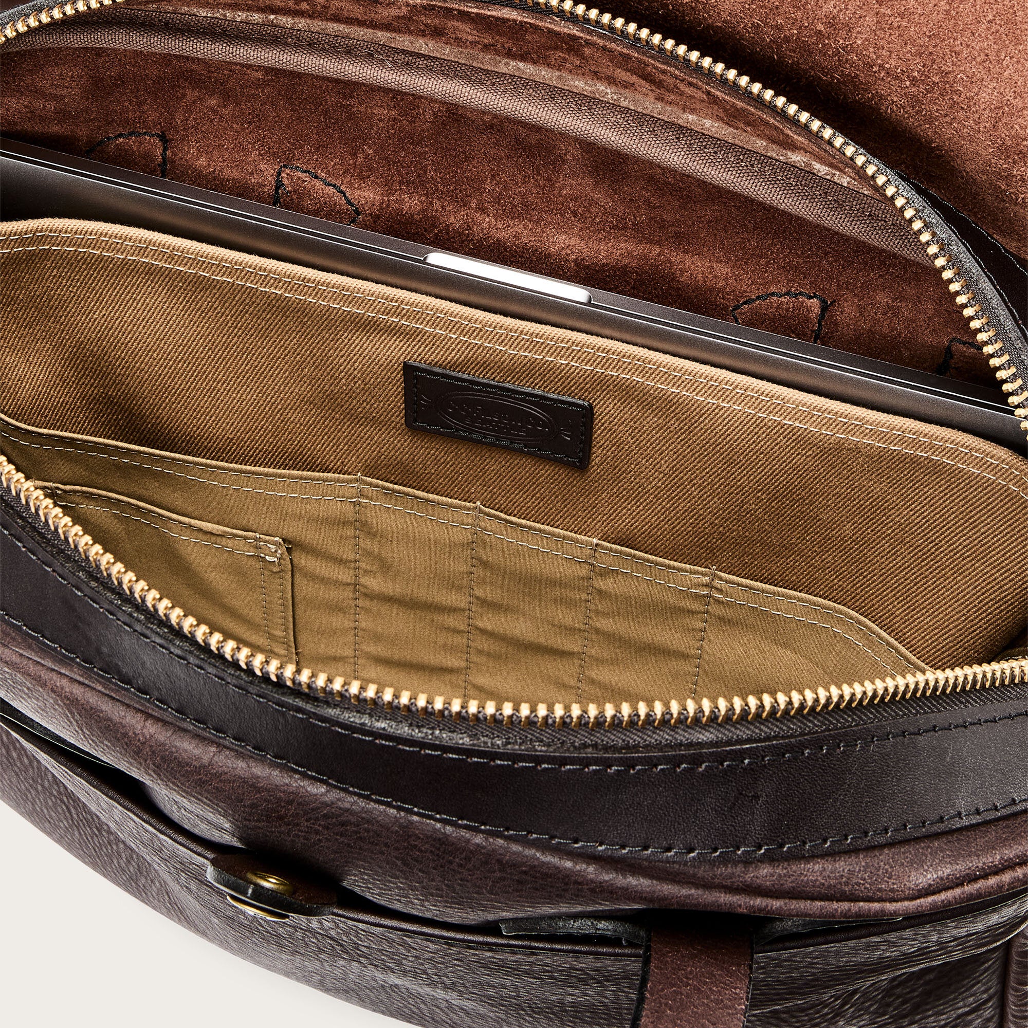 HERITAGE LEATHER ORIGINAL BRIEFCASE - Image 7