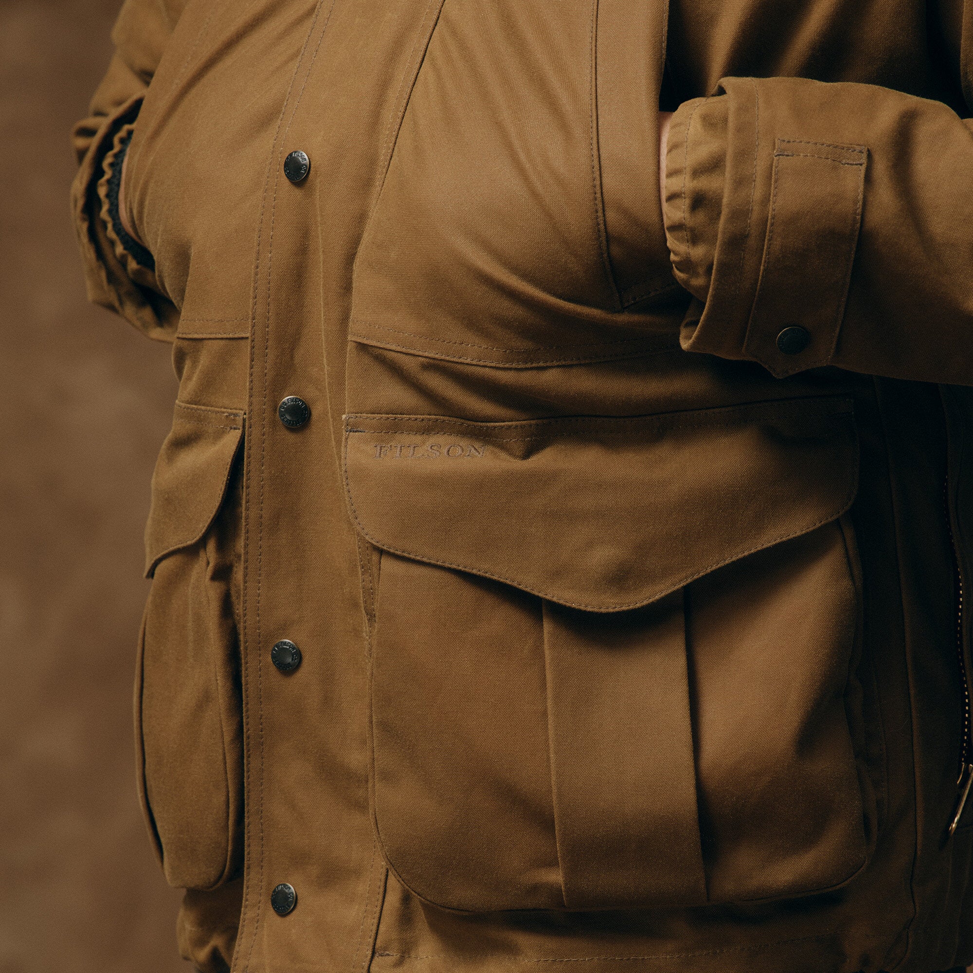 LINED TIN CLOTH FIELD JACKET - Image 14