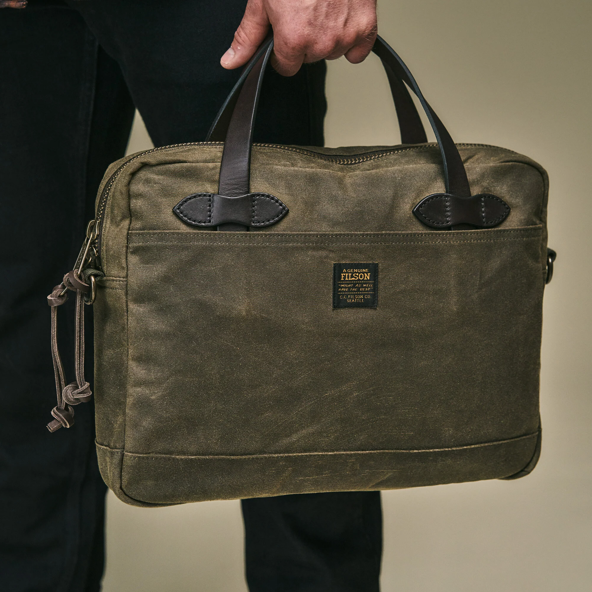 TIN CLOTH COMPACT BRIEFCASE - Image 9
